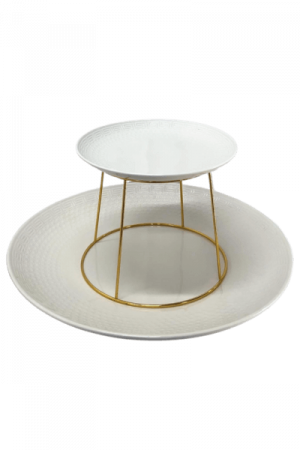 Assiette salade socle