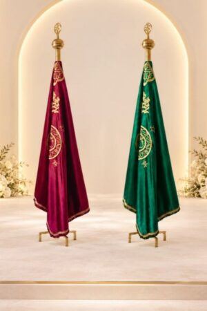 2 drapeaux orientaux
