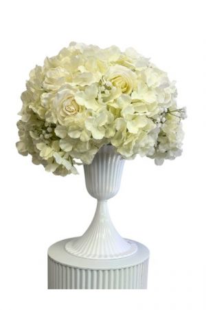 Vase Baby blanc transparent
