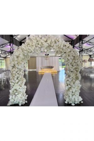 Location arche allée florale