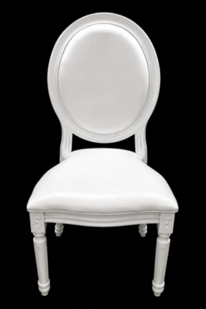 Chaise Médaillon Louis XVI - Blanche (2)